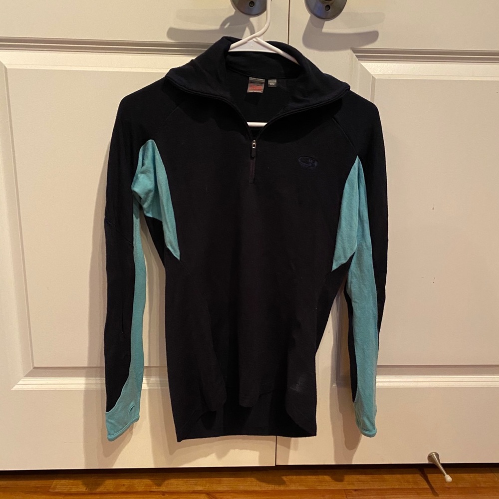 Icebreaker Bodyfit 260 blue merino shirt